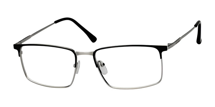 Casino Eyewear CB1143 Eyeglasses | Size 56 / Black / Silver