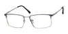 Casino Eyewear CB1143 Eyeglasses | Size 56 / Navy/Silver