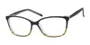 Casino Eyewear CLAIRE Eyeglasses | Size 54 / Black/Olive