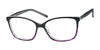 Casino Eyewear CLAIRE Eyeglasses | Size 54 / Black/Purple