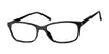 Casino Eyewear LEXI Eyeglasses | Size 53 / Black/Crystal