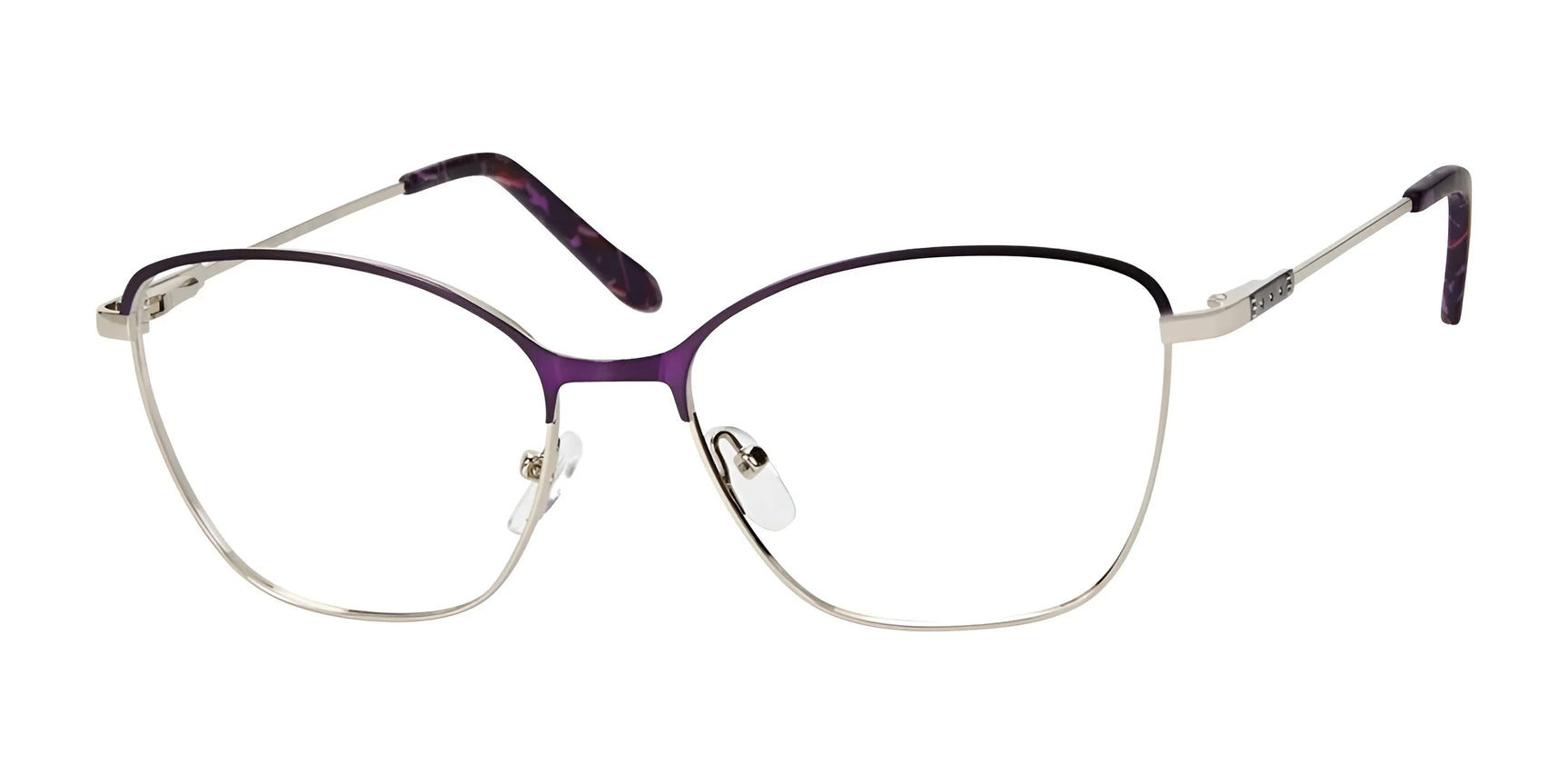Casino Eyewear CB1142 Eyeglasses Plum / Silver