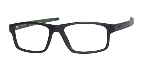 Casino Eyewear DAX Eyeglasses / Size 56 / Black/Green