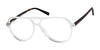 Casino Eyewear GUS Eyeglasses | Size 55 / Crystal