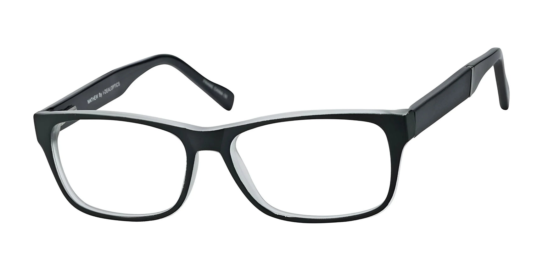 Casino Eyewear MATHEW Eyeglasses Matte Black / Crystal