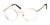 Casino Eyewear OLIVER Eyeglasses | Size 51 / Matte Gold
