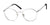 Casino Eyewear OLIVER Eyeglasses | Size 51 / Silver