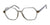 Casino Eyewear SERENA Eyeglasses | Size 55 / Grey Crystal