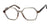 Casino Eyewear SERENA Eyeglasses | Size 55 / Tan