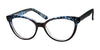 Casino Eyewear XENA Eyeglasses | Size 51 / Black/Blue