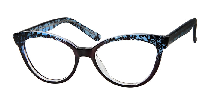 Casino Eyewear XENA Eyeglasses | Size 51 / Black / Blue