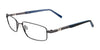 Clip & Twist CT227 Eyeglasses with Clip-on Sunglasses | Size 52 / Matt Grey