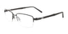 Clip & Twist CT233 Eyeglasses with Clip-on Sunglasses | Size 52 / Matt Dark Grey