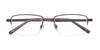 Clip & Twist CT233 Eyeglasses with Clip-on Sunglasses | Size 52 / Satin Dark Brown
