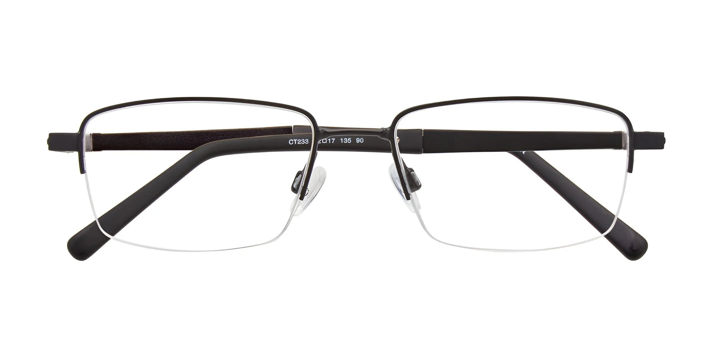 Clip & Twist CT233 Eyeglasses with Clip-on Sunglasses | Size 52
