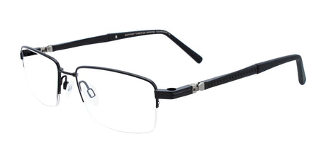 Clip & Twist CT233 Eyeglasses with Clip-on Sunglasses Satin Black