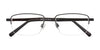 Clip & Twist CT233 Eyeglasses with Clip-on Sunglasses | Size 52 / Satin Dark Brown
