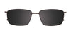 Clip & Twist CT233 Eyeglasses with Clip-on Sunglasses | Size 52 / Clip Only (Color №020)