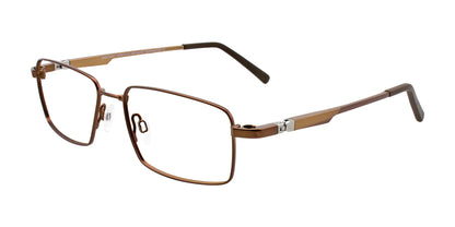 Clip & Twist CT236 Eyeglasses with Clip-on Sunglasses Matt Brown