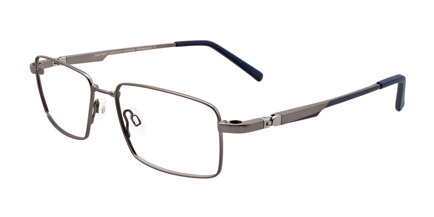Clip & Twist CT236 Eyeglasses with Clip-on Sunglasses Matt Grey