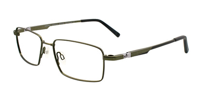Clip & Twist CT236 Eyeglasses Matt Olive / Blueclip