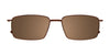 Clip & Twist CT236 Eyeglasses with Clip-on Sunglasses | Size 52 / Clip Only (Color №010)