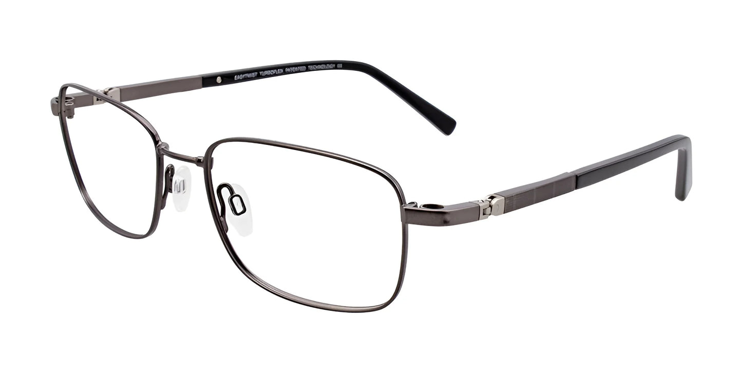 Clip & Twist CT237 Eyeglasses with Clip-on Sunglasses Matt Grey