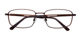 Clip & Twist CT238 Eyeglasses with Clip-on Sunglasses | Size 55