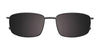 Clip & Twist CT238 Eyeglasses with Clip-on Sunglasses | Size 55 / Matt Bronze