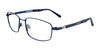 Clip & Twist CT238 Eyeglasses with Clip-on Sunglasses | Size 55 / Matt Navy