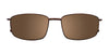Clip & Twist CT238 Eyeglasses with Clip-on Sunglasses | Size 55 / Clip Only (Color №010)