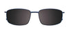 Clip & Twist CT238 Eyeglasses with Clip-on Sunglasses | Size 55 / Clip Only (Color №050)