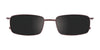 Clip & Twist CT248 Eyeglasses with Clip-on Sunglasses | Size 49