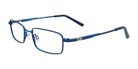 Clip & Twist CT248 Eyeglasses with Clip-on Sunglasses Matt Blue