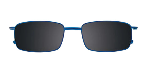 Clip & Twist CT248 Eyeglasses with Clip-on Sunglasses / Size 49 / Matt Blue