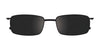 Clip & Twist CT248 Eyeglasses with Clip-on Sunglasses | Size 49 / Clip Only (Color №090)
