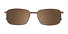 Clip & Twist CT255 Eyeglasses with Clip-on Sunglasses | Size 53 / Satin Blue