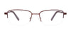 Clip & Twist CT255 Eyeglasses with Clip-on Sunglasses | Size 53 / Satin Blue