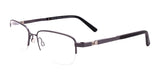 Clip & Twist CT255 Eyeglasses with Clip-on Sunglasses Satin Grey