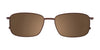 Clip & Twist CT255 Eyeglasses with Clip-on Sunglasses | Size 53 / Clip Only (Color №010)