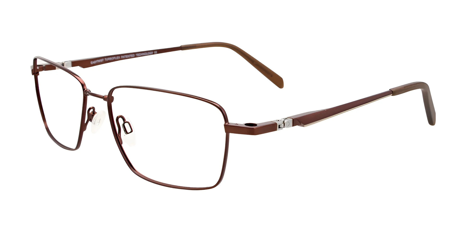 Clip & Twist CT257 Eyeglasses Satin Dark Brown