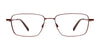 Clip & Twist CT257 Eyeglasses with Clip-on Sunglasses | Size 55 / Satin Dark Blue