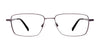 Clip & Twist CT257 Eyeglasses with Clip-on Sunglasses | Size 55 / Satin Dark Blue