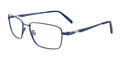 Clip & Twist CT257 Eyeglasses with Clip-on Sunglasses Satin Dark Blue