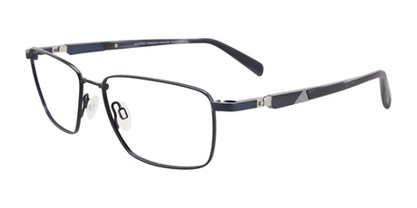 Clip & Twist CT258 Eyeglasses with Clip-on Sunglasses Satin Dark Blue