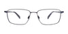 Clip & Twist CT258 Eyeglasses with Clip-on Sunglasses | Size 54 / Matt Dark Brown