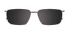 Clip & Twist CT258 Eyeglasses with Clip-on Sunglasses | Size 54 / Clip Only (Color №020)