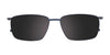 Clip & Twist CT258 Eyeglasses with Clip-on Sunglasses | Size 54 / Clip Only (Color №050)