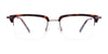 Clip & Twist CT260 Eyeglasses with Clip-on Sunglasses | Size 50 / Black