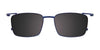 Clip & Twist CT260 Eyeglasses with Clip-on Sunglasses | Size 50 / Black